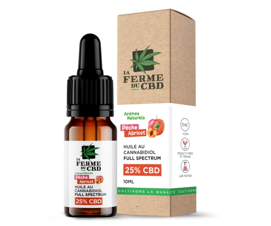 Pfirsich-Aprikose CBD Öl 25%