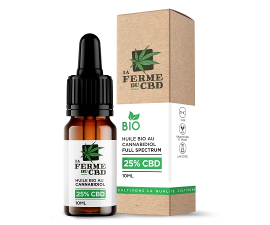 Huile CBD 25% Bio