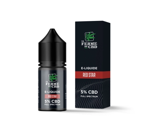 E-Liquid Red Star - 5% CBD Full Spectrum