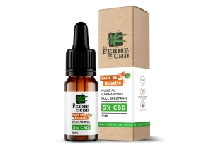 Huile CBD 5% Noisette